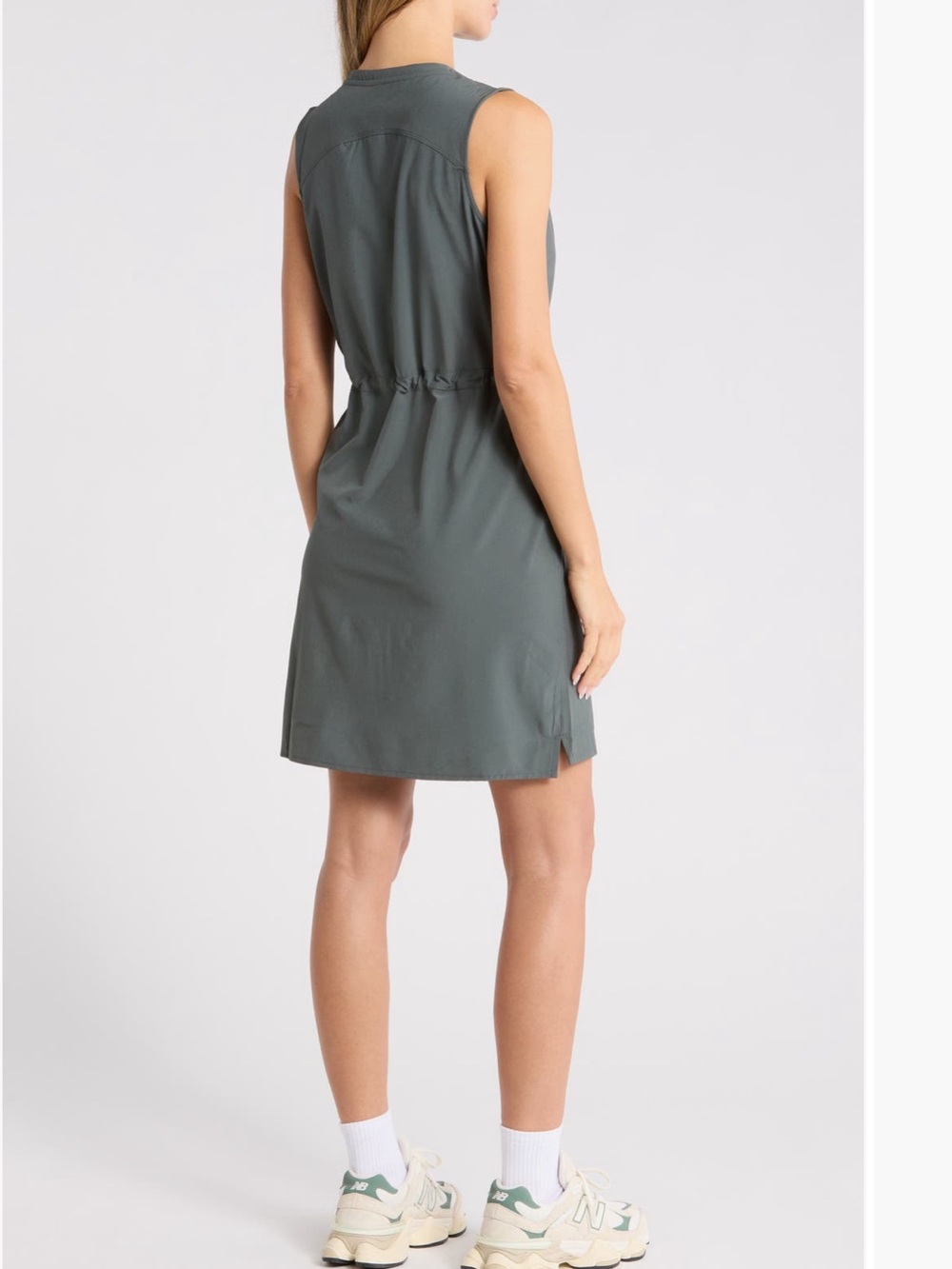 ZELLA Venture Sleeveless Front Zip Utility Dress - Picture 2 of 11